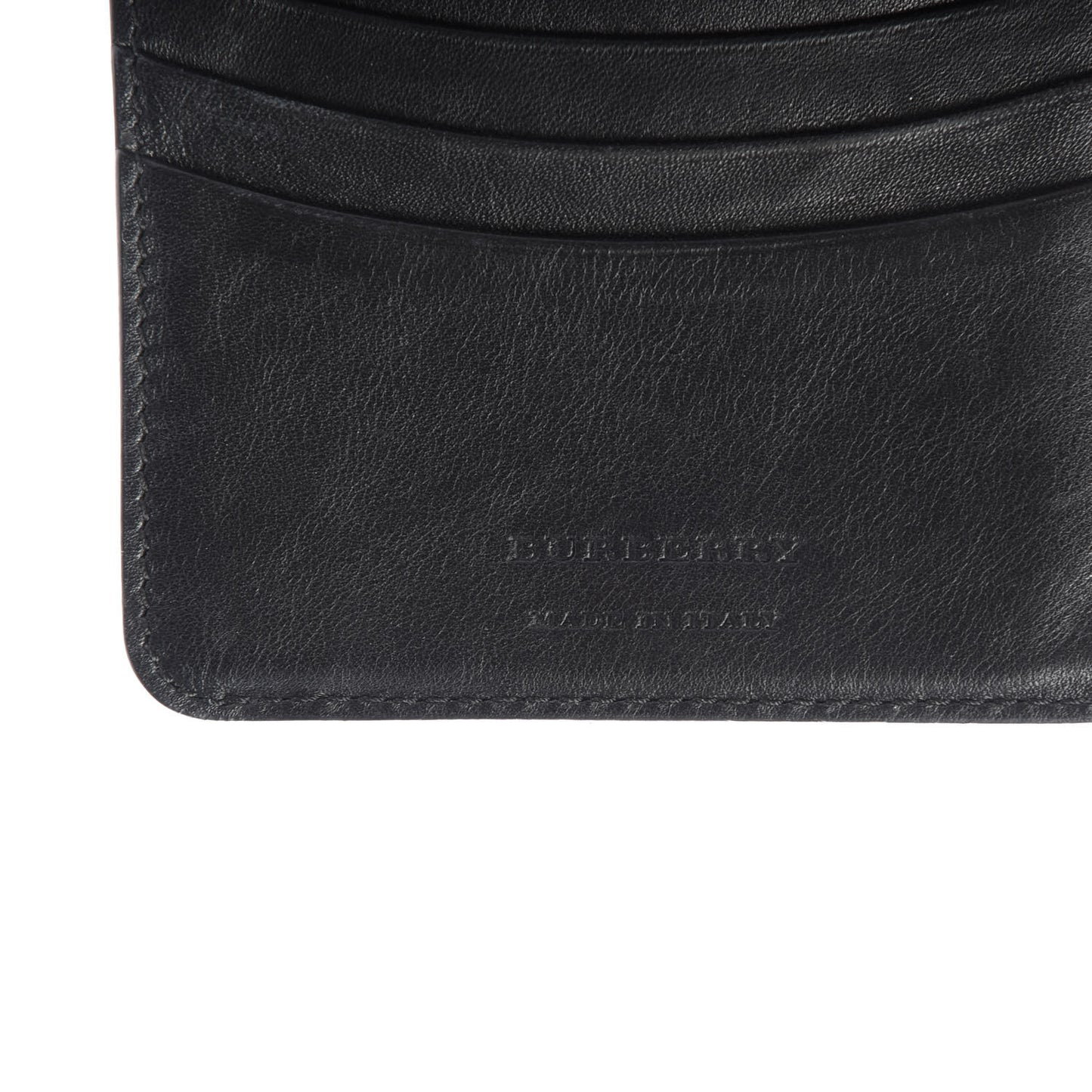 Horseferry Check Finsbury Wallet Black