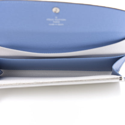 Louis Vuitton Epi Emilie Wallet Blue White 5 of 7
