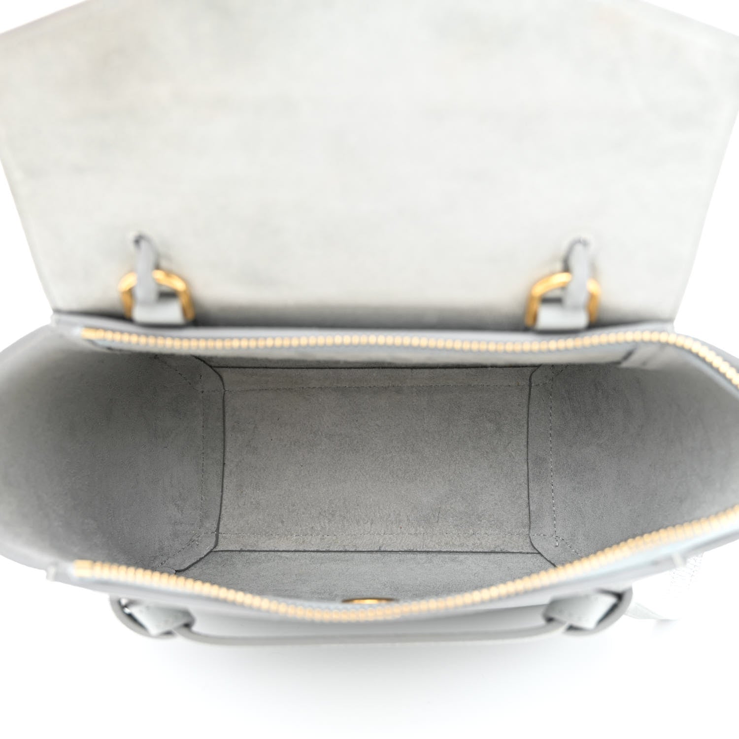 Celine Grained Calfskin Nano Belt Bag Mineral 5 of 10