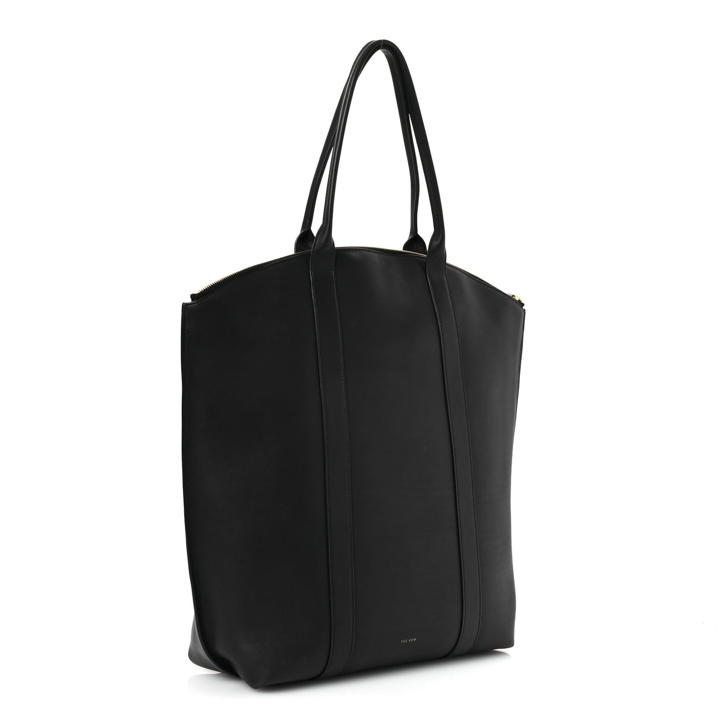 Polished Saddle Calfskin Dante Tote Black