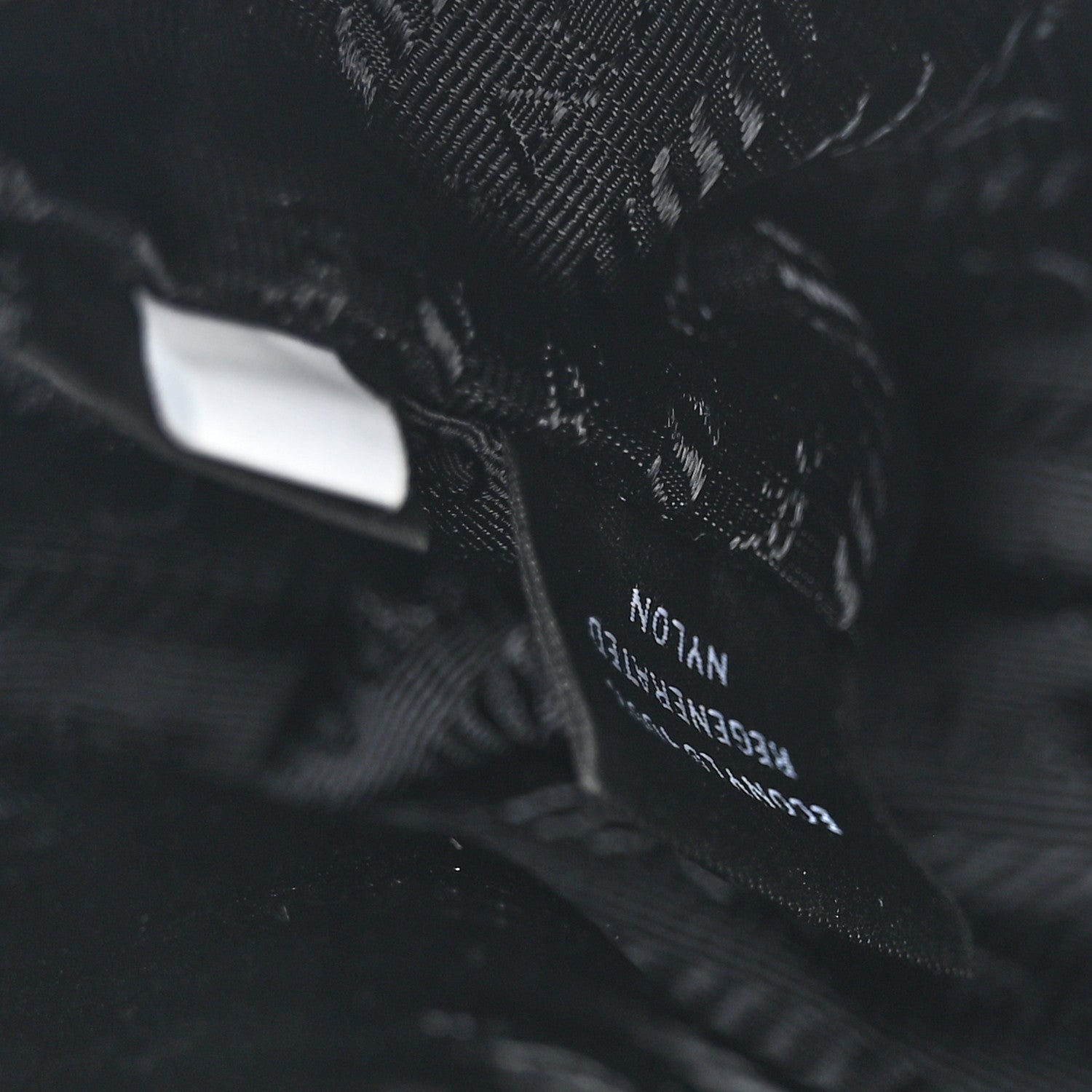 Prada Tessuto Nylon Saffiano Mini Re-Edition 2005 Bag Black 7 of 13