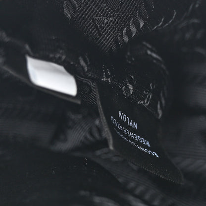 Prada Tessuto Nylon Saffiano Mini Re-Edition 2005 Bag Black 7 of 13