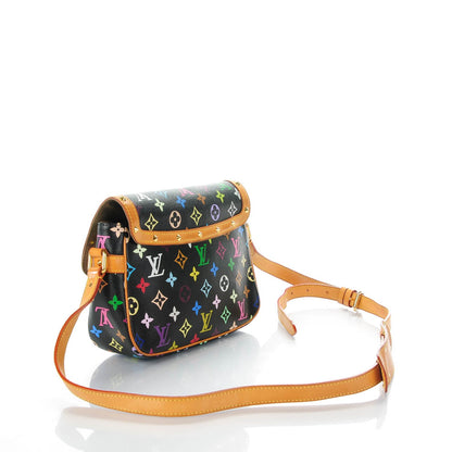 Louis Vuitton Monogram Multicolor Sologne Black 3 of 6
