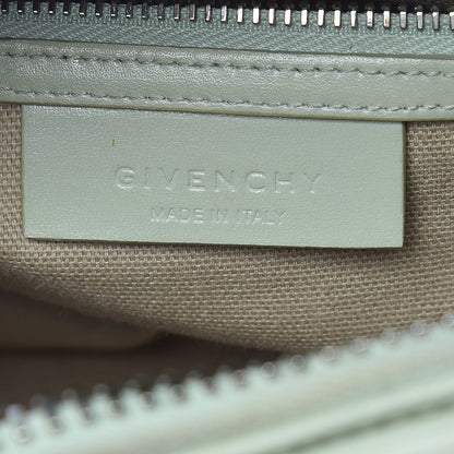 Givenchy Shiny Lord Calfskin Mini Antigona Aqua Green 8 of 24