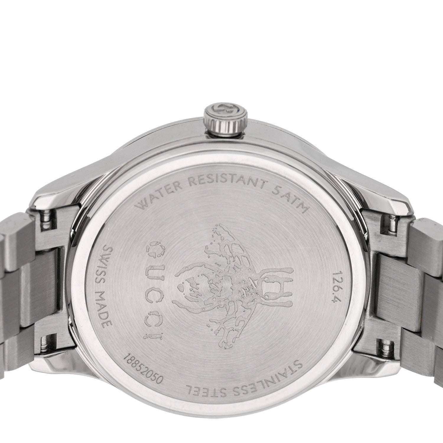 Gucci Stainless Steel Malachite 32mm G-Timeless Bee Quartz Watch 4 of 5