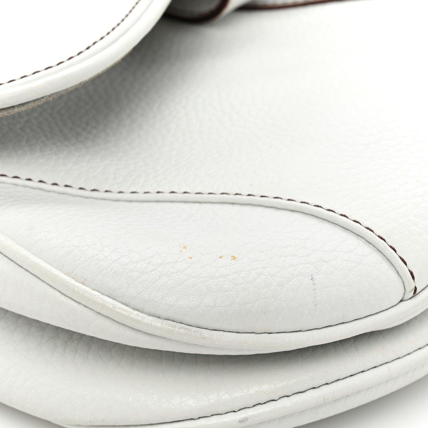 Christian Dior Calfskin Double Saddle Bag White 10 of 20