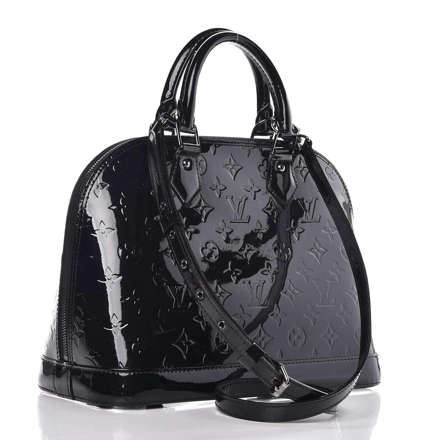 Louis Vuitton Vernis Alma PM Black 4 of 13