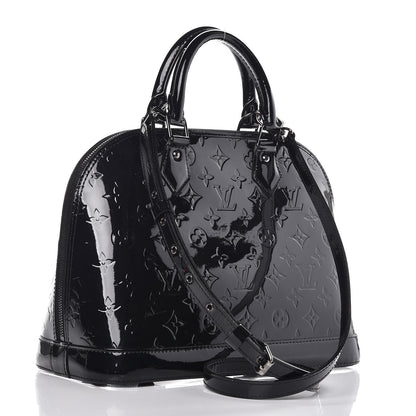 Louis Vuitton Vernis Alma PM Black 4 of 13