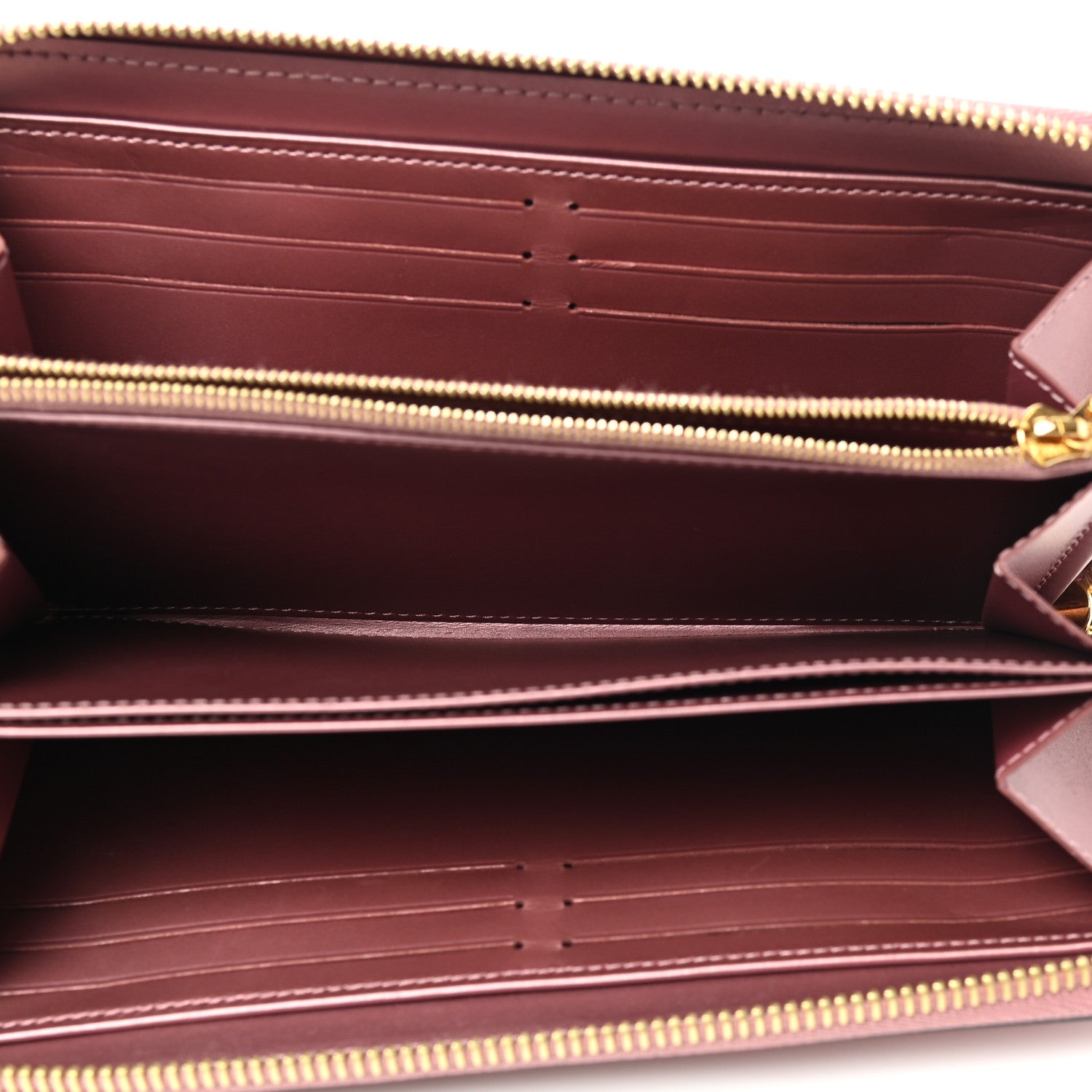 Louis Vuitton Vernis Zippy Wallet Metallic Pale Pink 5 of 7