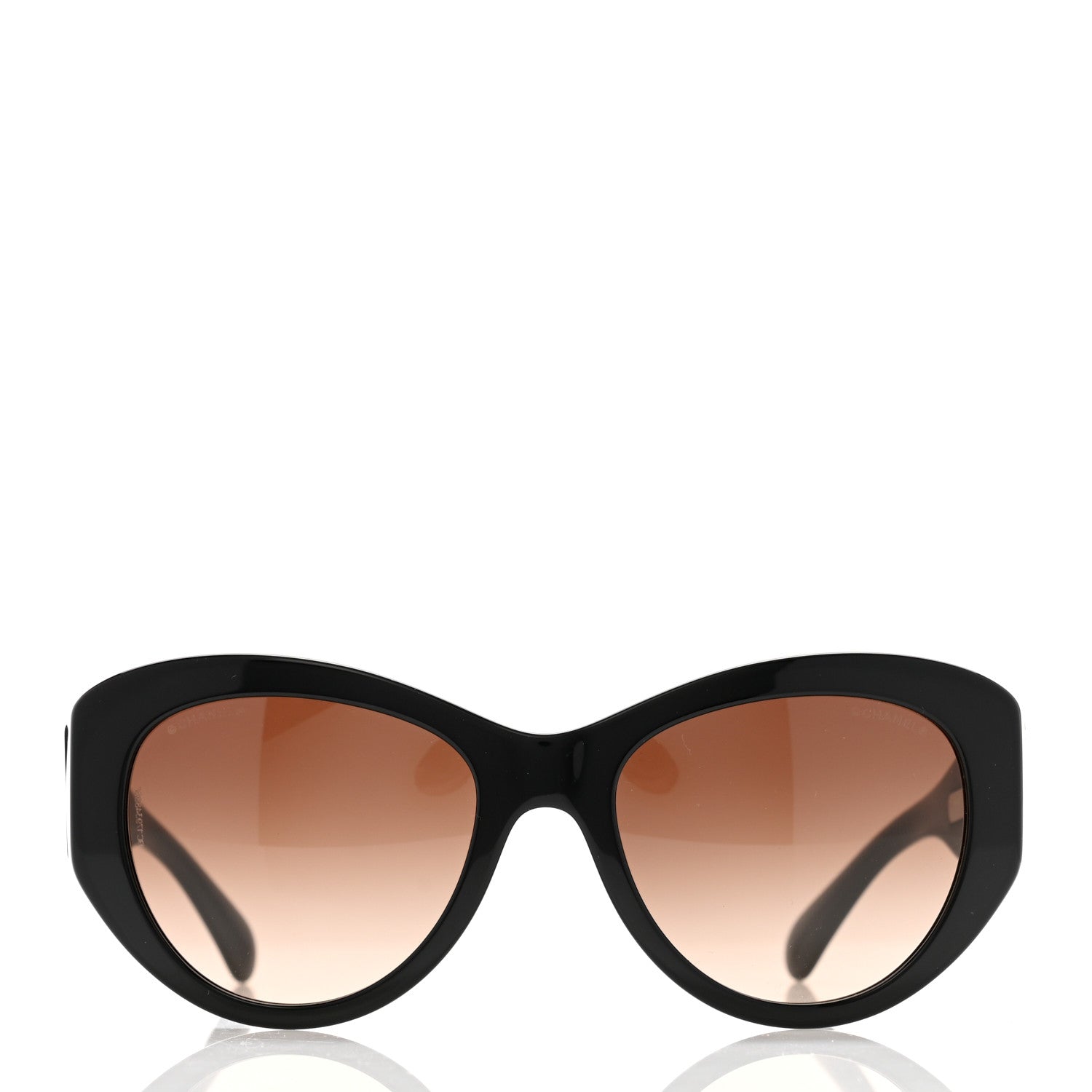 Chanel Acetate Butterfly Large CC Sunglasses 5492 Black 2 of 8