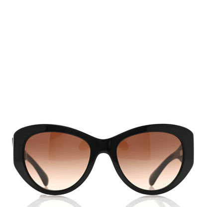 Chanel Acetate Butterfly Large CC Sunglasses 5492 Black 2 of 8