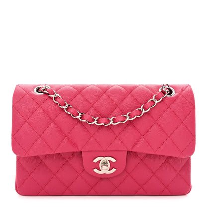 Chanel Caviar Quilted Small Double Flap Fuchsia 1 of 10