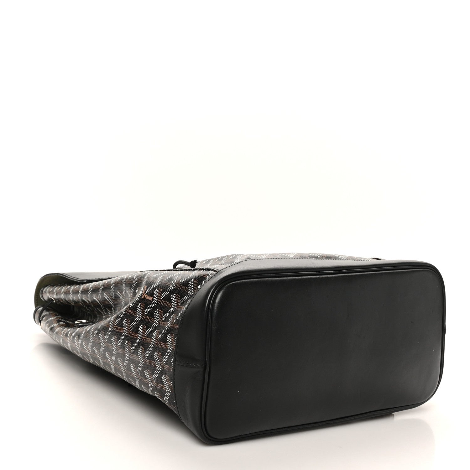 Goyard Goyardine Calfskin Alpin MM Backpack Black 4 of 9