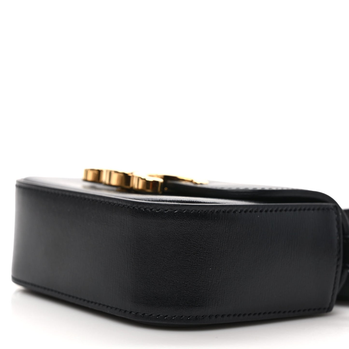 Shiny Calfskin Mini Triomphe Black