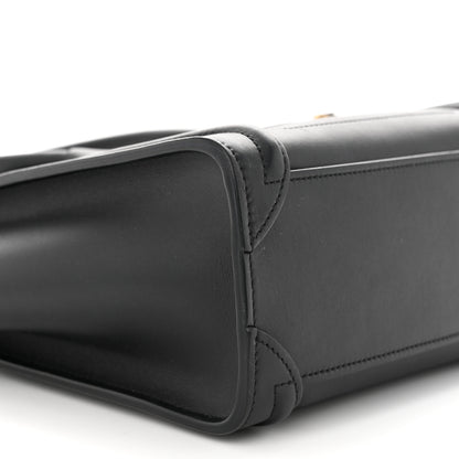 Celine Smooth Calfskin Nano Luggage Black 10 of 12