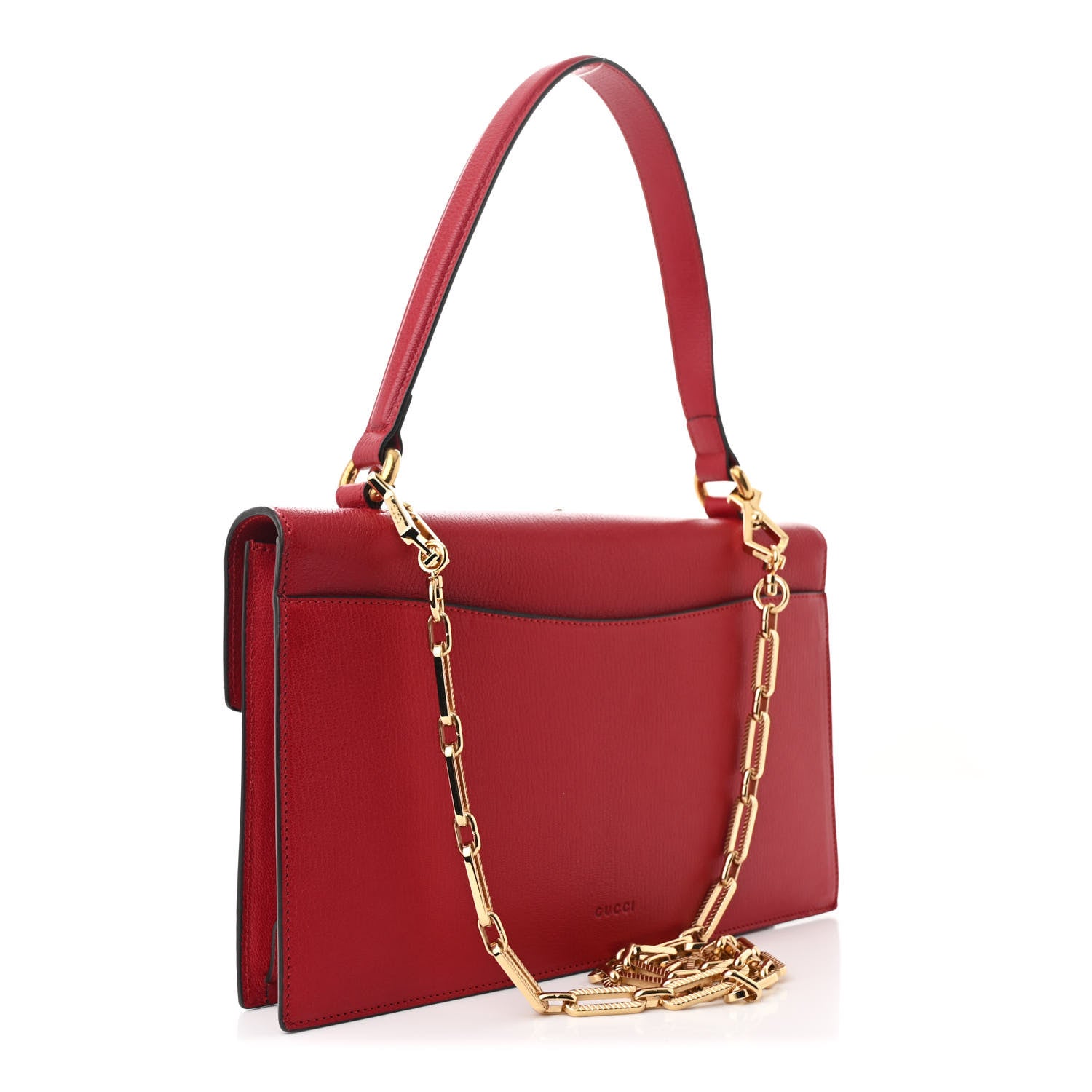 Gucci Calfskin Osiride Future Top Handle Bag Red 3 of 11
