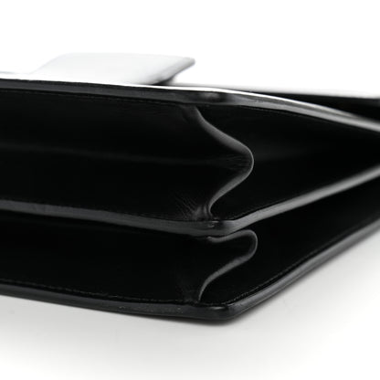 Salvatore Ferragamo Calfskin Thalia Flap Shoulder Bag Black 10 of 12