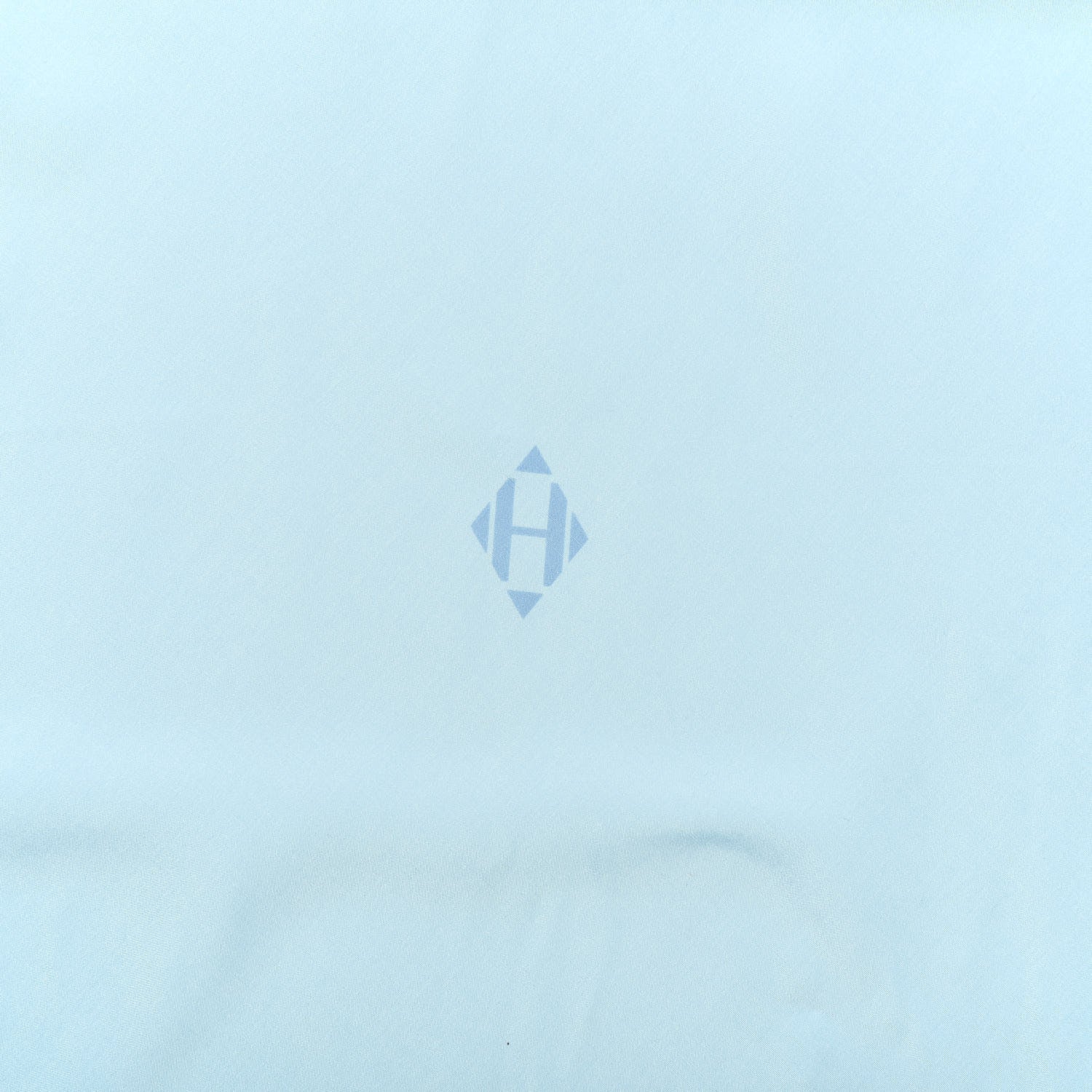 Hermes Washed Silk Maxi Losange Scarf Bleu Ciel Bleu Gris 2 of 3