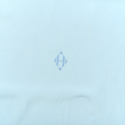 Hermes Washed Silk Maxi Losange Scarf Bleu Ciel Bleu Gris 2 of 3