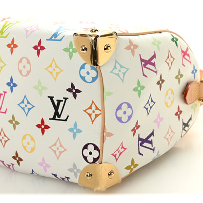 Louis Vuitton LV X TM Monogram Multicolor Speedy Bandouliere 25 White 9 of 9
