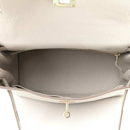 Hermes Taurillon Clemence Kelly Retourne 28 Beton 5 of 10