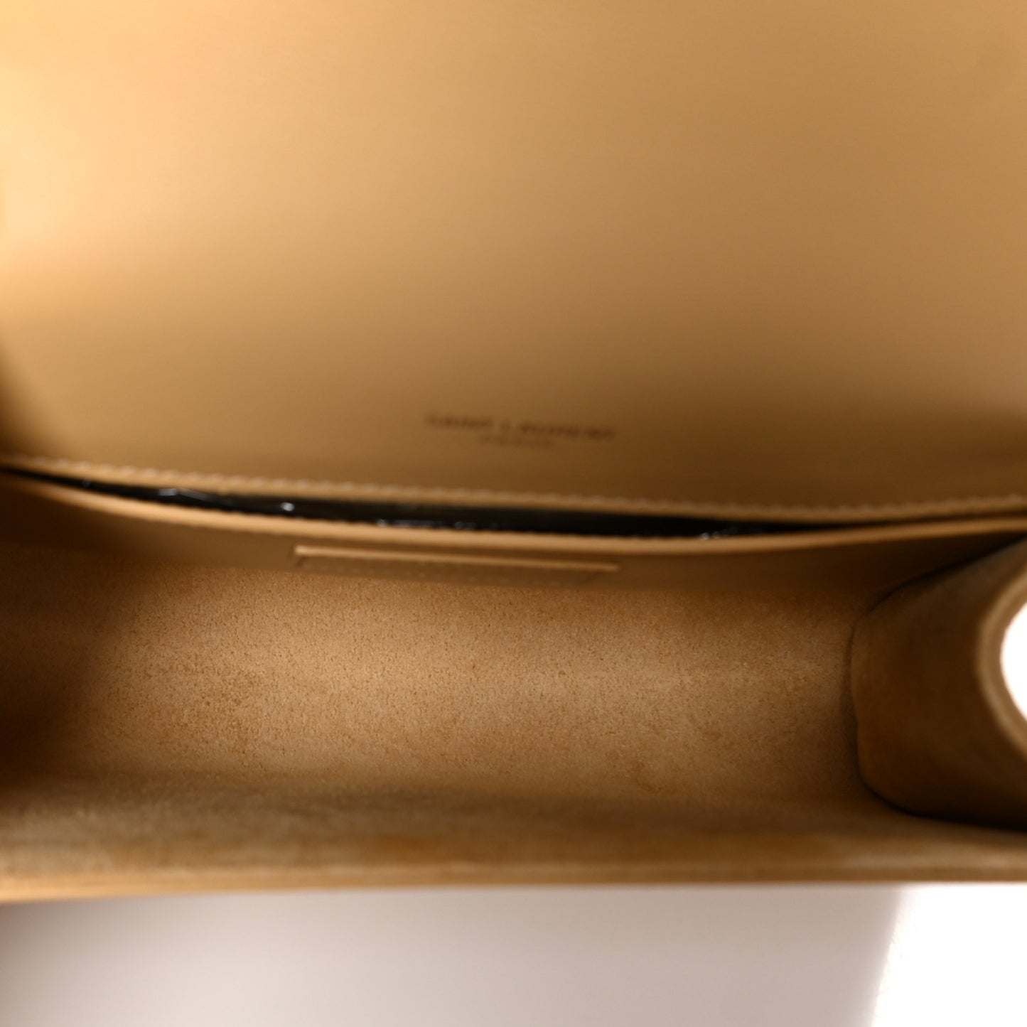 Metallic Calfskin Small Classic Monogram Kate Tassel Satchel Gold