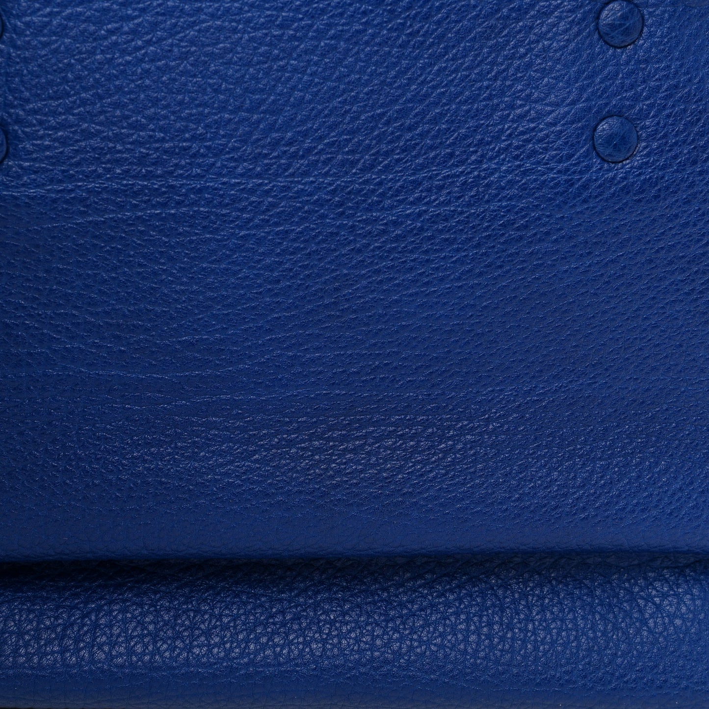 Calfskin Large Charlotte Tote Majesty Blue