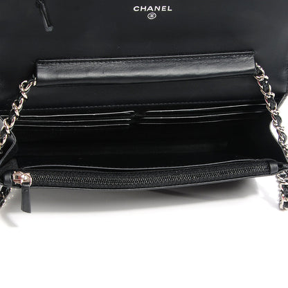 Chanel Caviar Timeless CC Wallet on Chain WOC Black 9 of 9