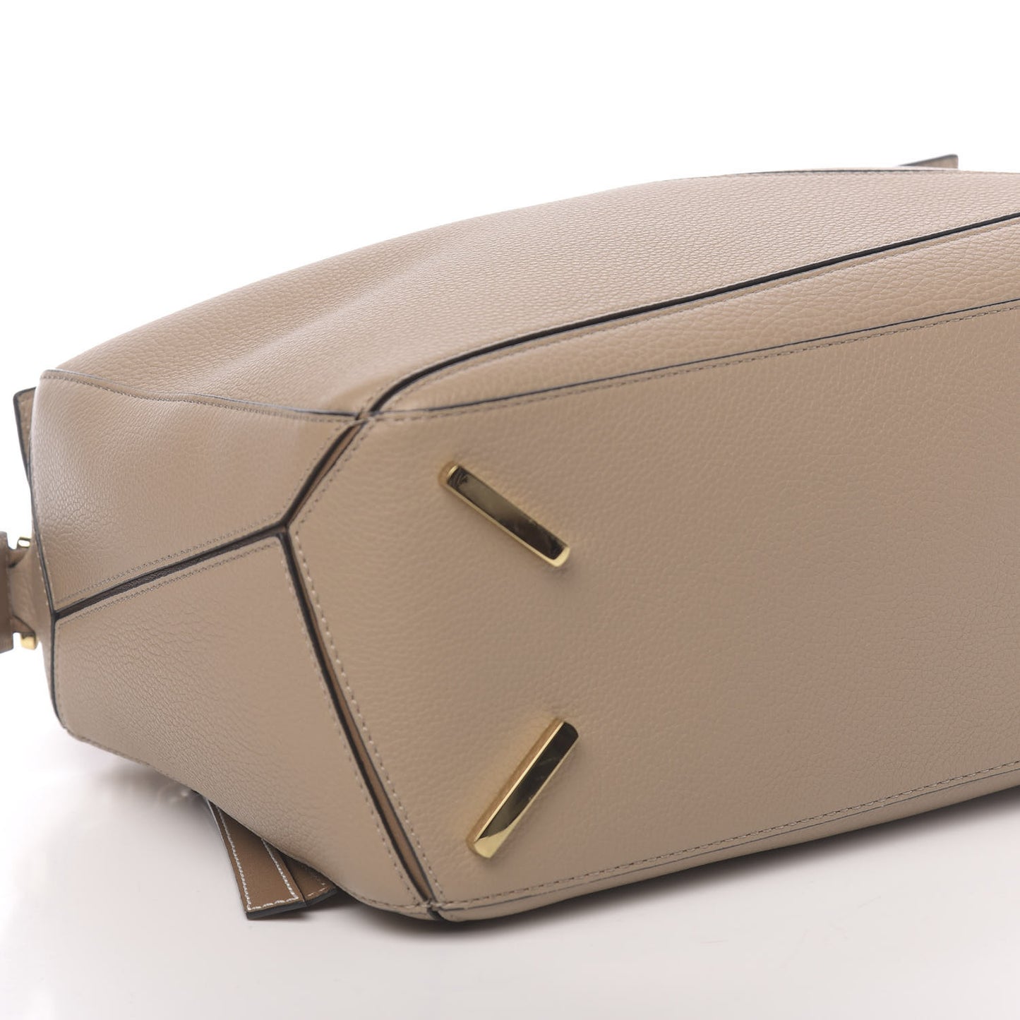 Calfskin Medium Puzzle Bag Sand Mink