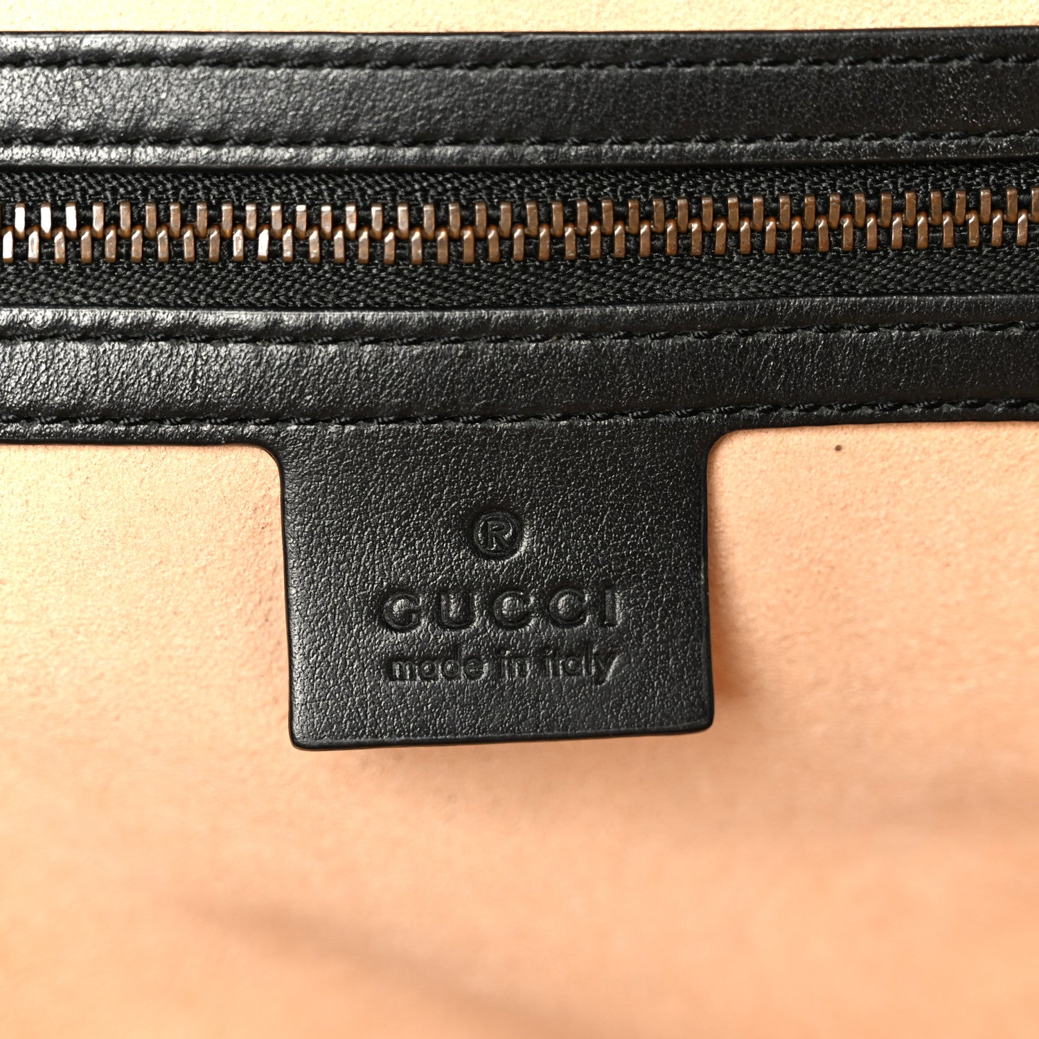 Gucci Calfskin Matelasse Sylvie Web Small GG Marmont Top Handle Shoulder Bag Black 6 of 11
