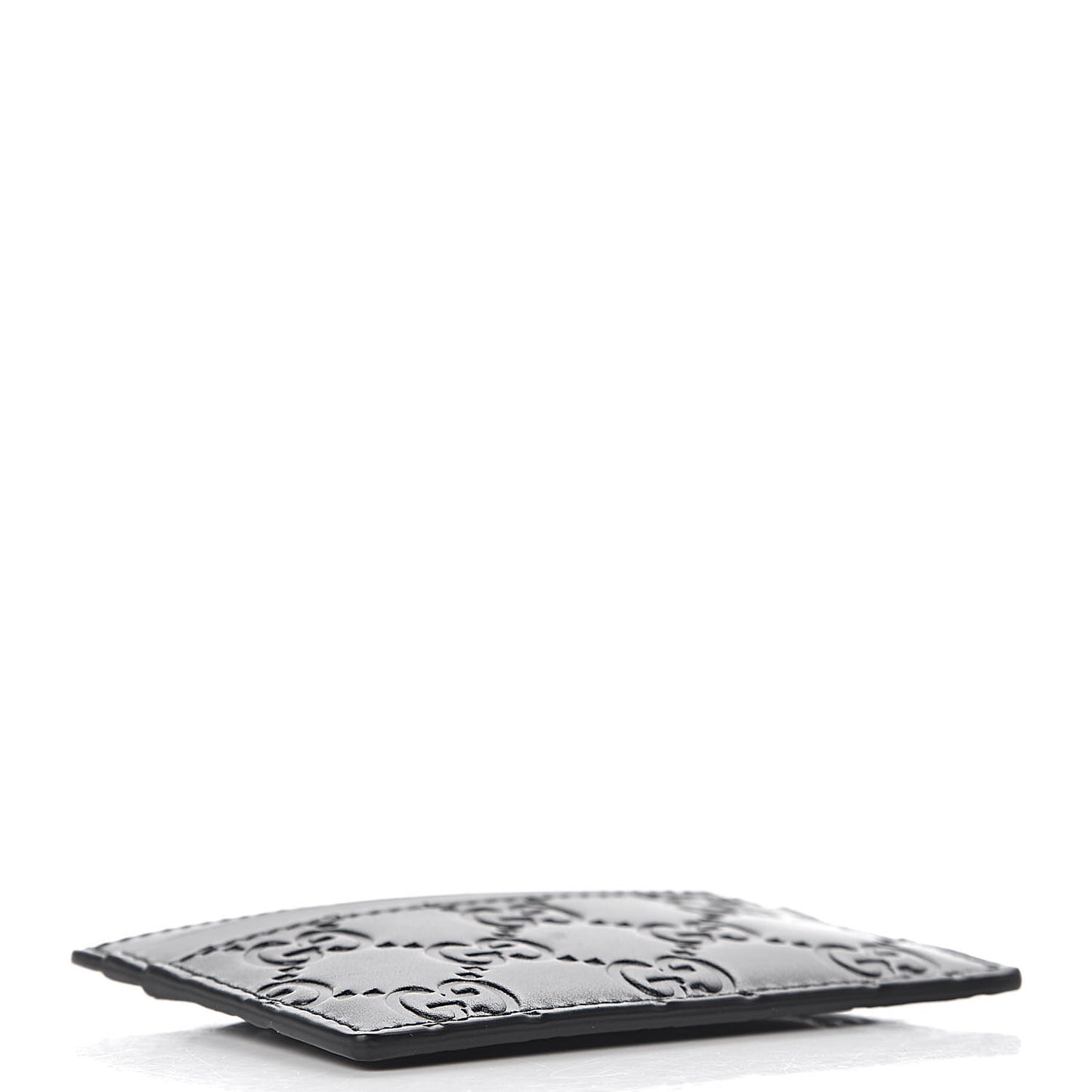 Guccissima Card Holder Black