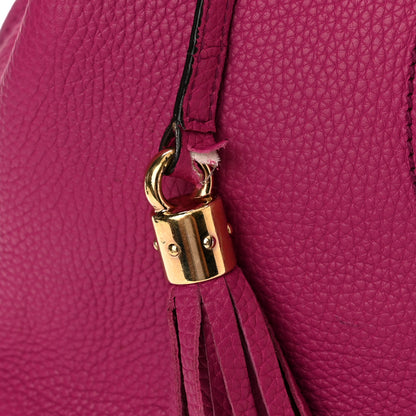 Gucci Cellarius Calfskin Medium Soho Chain Shoulder Bag Bright Bouganville 12 of 12