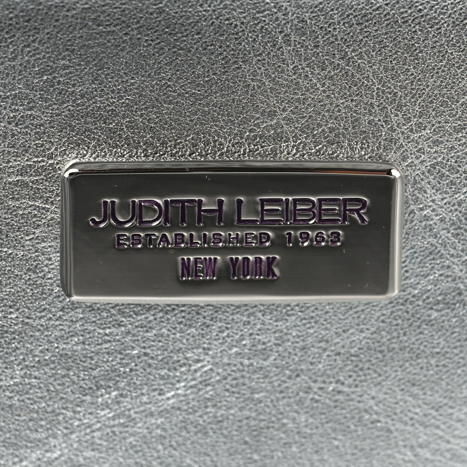 Judith Leiber Crystal Bespoke Slim Slide Clutch Black Silver 6 of 8