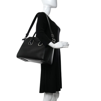 Givenchy Sugar Goatskin Kenya Metal Medium Antigona Black 2 of 13
