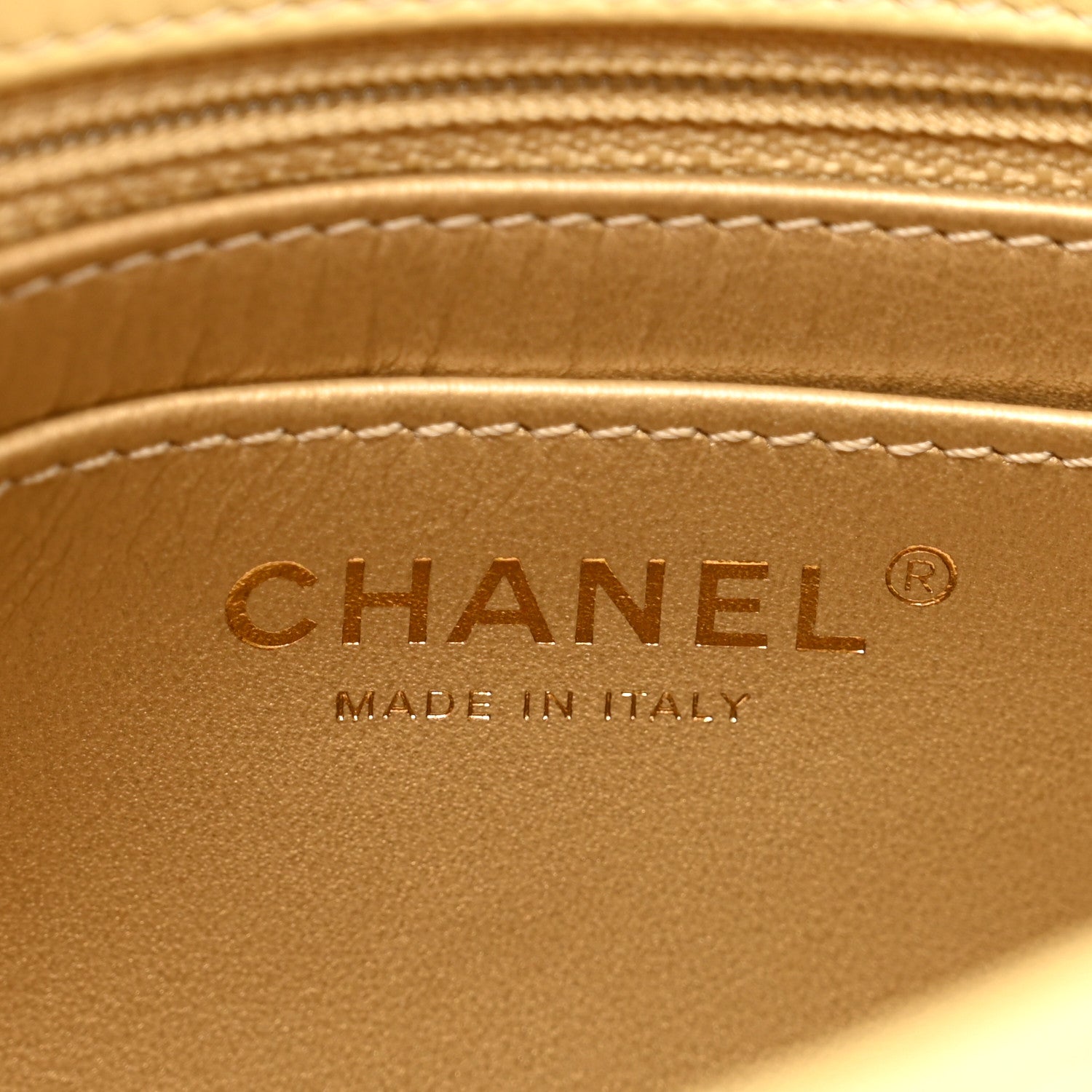 Chanel Lambskin Quilted Mini Pearl Crush Flap Yellow 7 of 12