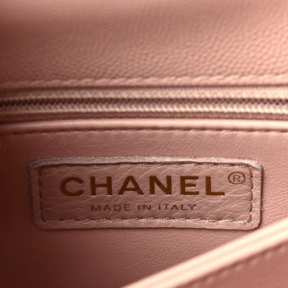 Chanel Caviar Quilted Mini Coco Handle Flap Rose Clair 6 of 9
