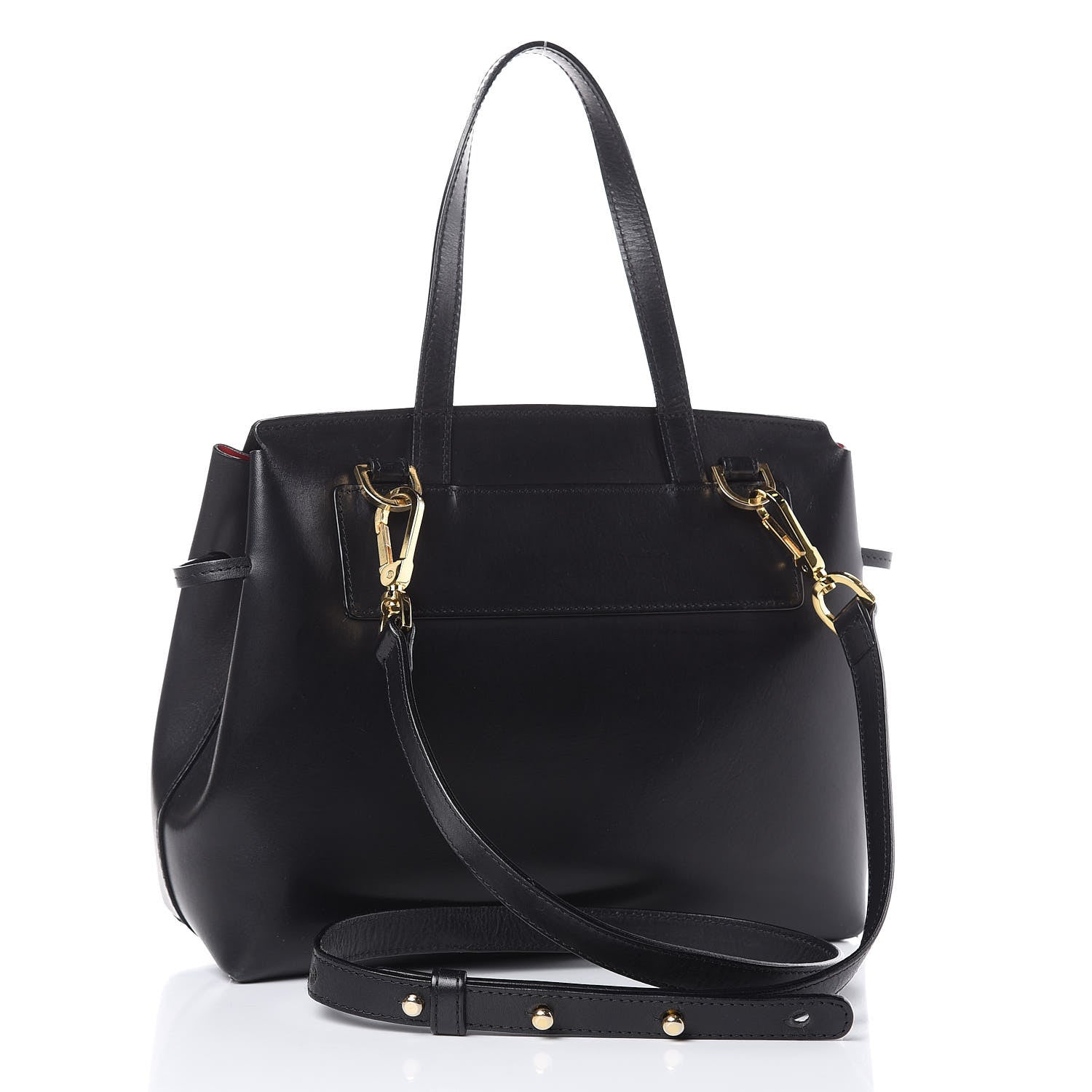 Mansur Gavriel Calfskin Mini Lady Bag Black Flamma 3 of 15