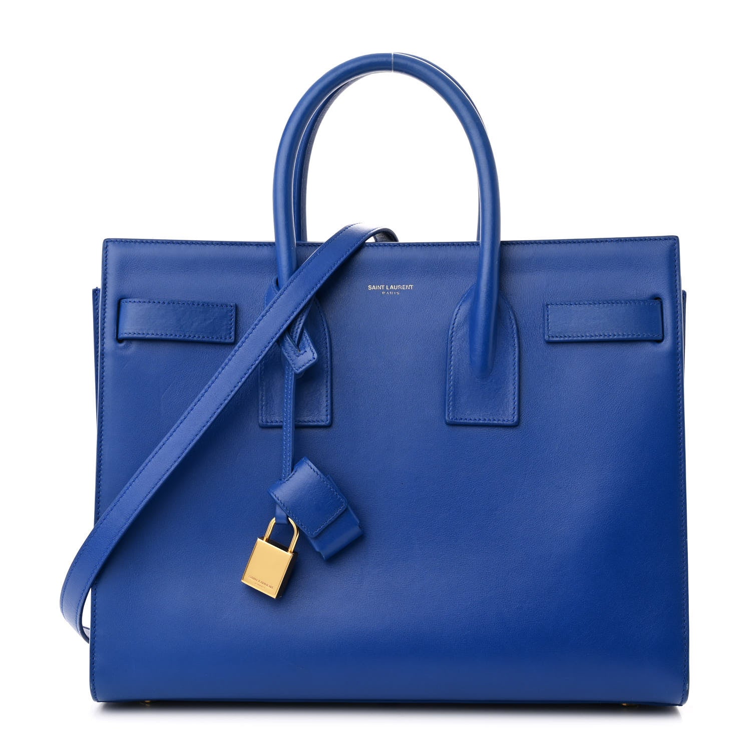 Saint Laurent Calfskin Small Sac De Jour Outremer 1 of 16
