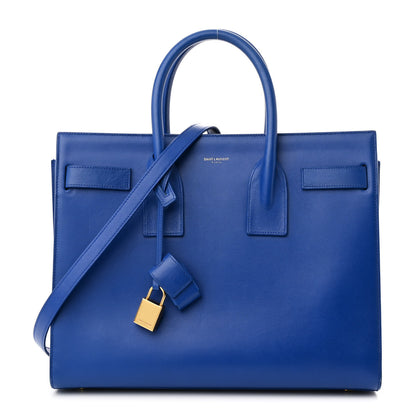 Saint Laurent Calfskin Small Sac De Jour Outremer 1 of 16
