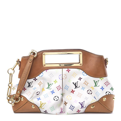 Louis Vuitton Monogram Multicolor Judy MM White 1 of 10