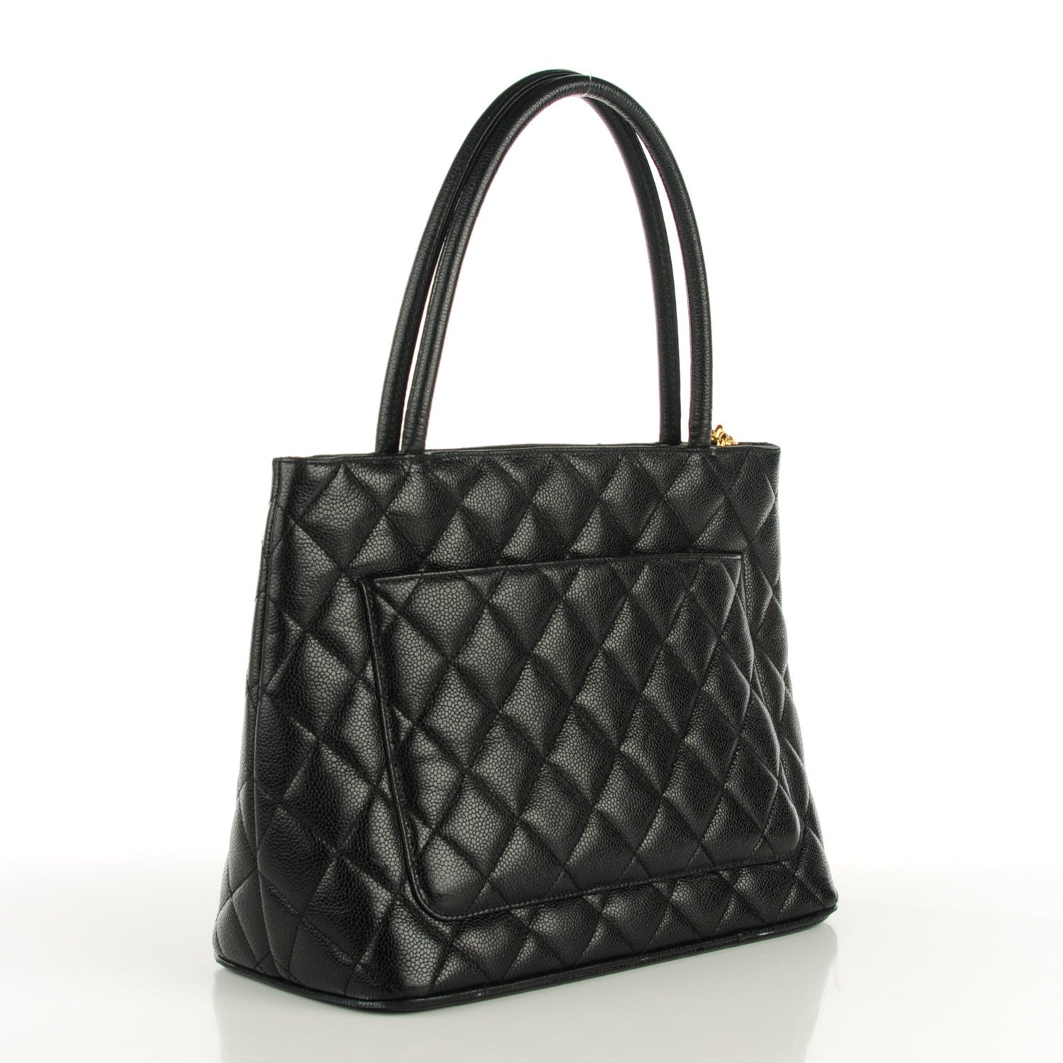 Chanel Caviar Quilted Medallion Tote Black 3 of 7