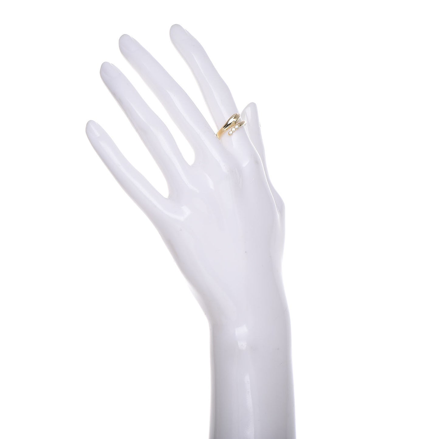 18K Yellow Gold Diamond Elsa Peretti Serpent Ring 49 5
