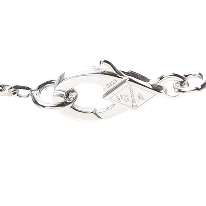 Van Cleef & Arpels 18K White Gold Mother of Pearl Vintage Alhambra Pendant Necklace 5 of 7