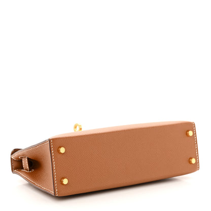 Hermes Epsom Mini Kelly Sellier 20 Gold 4 of 13