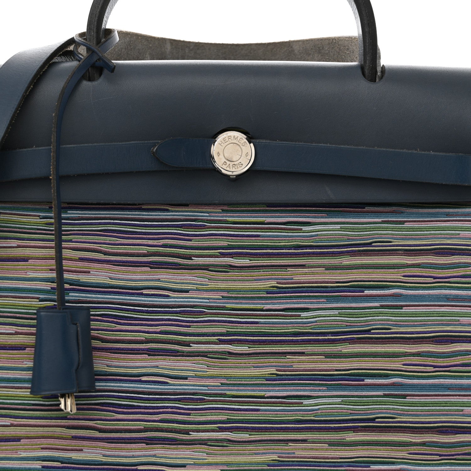 Hermes Barenia Vibrato Herbag 30 PM Indigo 8 of 13