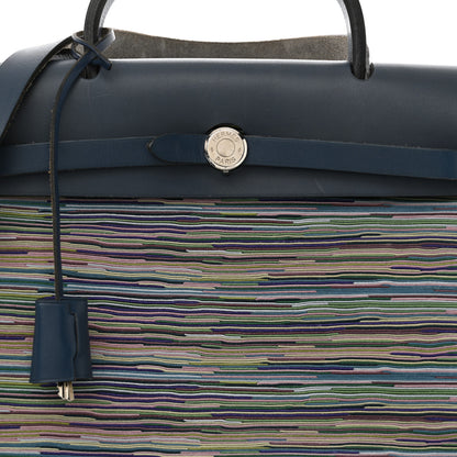 Hermes Barenia Vibrato Herbag 30 PM Indigo 8 of 13