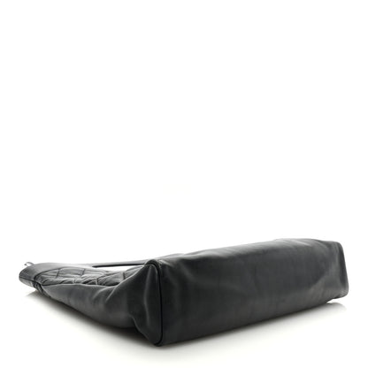 Chanel Lambskin Quilted Large 31 Shopping Bag Black 4 of 9