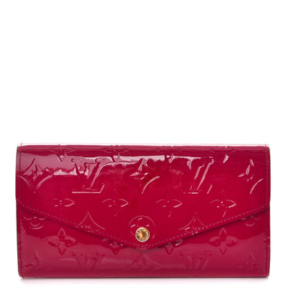 Louis Vuitton Vernis Sarah Wallet NM Rose Indien 1 of 13