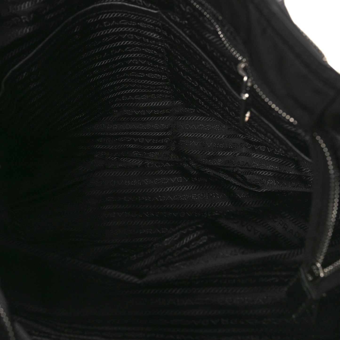 Tessuto Nylon Vela Diaper Bag Black