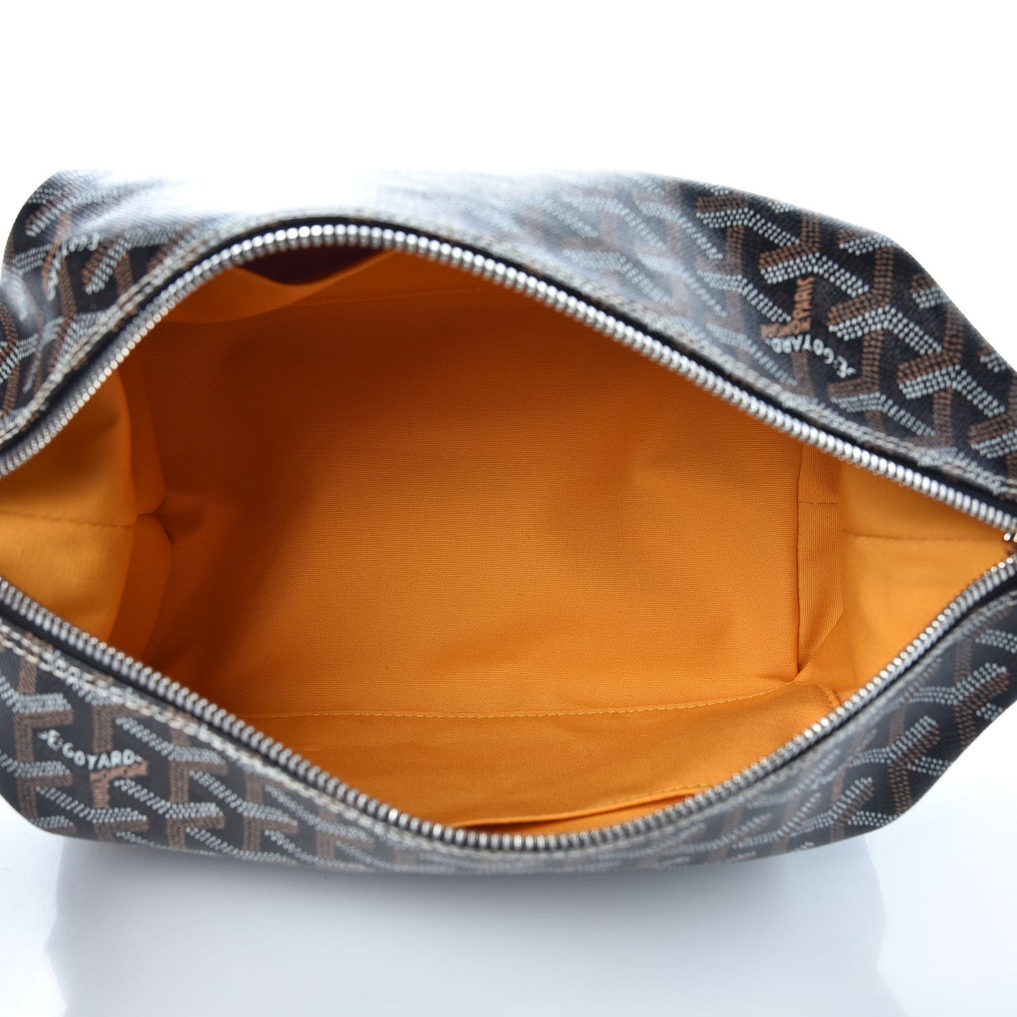 Goyardine Boeing 25 Trousse de Toilette Black Gold